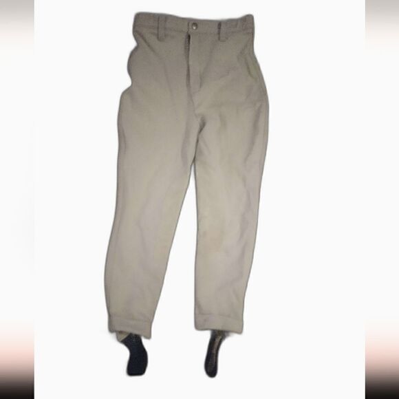 State Line Tack riding pants, size 12(zipper flap light  spot and mark back - Picture 2 of 8